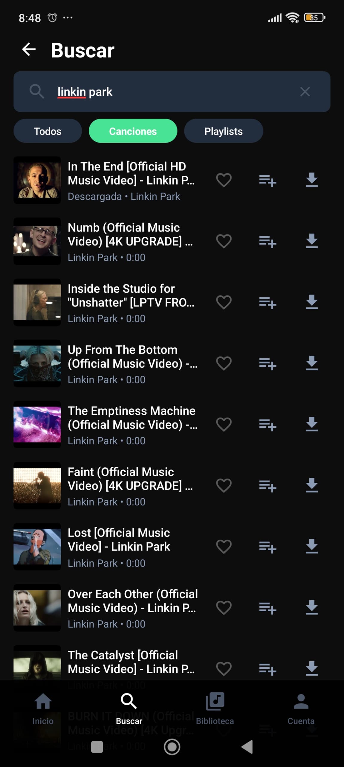 SnagMusic - Biblioteca